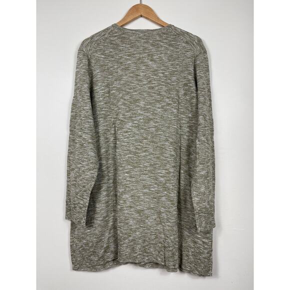 New Madewell Summer Ryder Cardigan in Marled Olive Women's Size 2X - Picture 4 of 9
